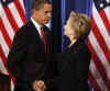 Barack Obama appoints Hillary Clinton as his Secretary of State Nominee at Chicago press conference on December 1, 2008