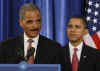 Barack Obama appoints Eric Holder as Attorney General Nominee at Chicago press conference on December 1, 2008.
