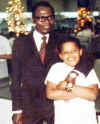 Barack Obama meets his father (Barack Obama Sr.) at the Honolulu airport in the early 1970s. 