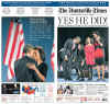 The Huntsville Times newspaper front page on November 5, 2008 featuring Barack Obama's historic victory as the 44th US President.