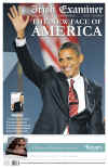 Irish Examiner - November 6, 2008 - Barack Obama newspaper front page headlines in Ireland.