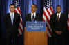 President-elect Barack Obama announces his Office of Management and Budget team on November 25, 2008 in Chicago. This is Obama's second media conference in  two days.