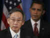 Barack Obama announces Steven Chu as the Energy Secretary nominee at a Chicago media conference on December 15, 2008.