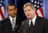 Barack Obama selects Iowa Governor Tom Vilsack as nominee for Secretary of Agriculture at Chicago Press Conference on December 17, 2008.