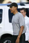 Barack Obama walks to US Marines outside the Semper Fit gym at the Kaneohe Maine Corps Base in Kailua, Hawaii on December 22, 2008.