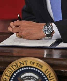 Watch the White House YouTube of Obama Signing Executive Orders on His First Day on 1/21/09.