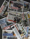 Turkey - Barack Obama's January 20, 2009 presidential inauguration dominates the front page of newspapers at newsstands worldwide.