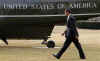 President Barack Obama flies on Marine One to Andrews Air Force Base in Maryland for a flight on Air Force One to Fort Meyers, Florida for a town hall style meeting to discuss Obama's economic stimulus plan.