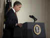 President Barack Obama hold his first news conference as President in the East Room of the White House. The questions centered mostly on the President's economic stimulus package and the urgency of passing the financial bill.