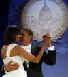 The President and First Lady dance at the Mid-Atlantic Regional Inaugural Ball.
