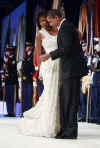The President and First Lady dance at the Western States Inaugural Ball.