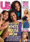 Michelle, Malia, and Sasha Obama on the front cover of US Weekly magazine in the January 28, 2009 issue.