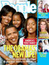 Barack Obama and his family on the front cover of People magazine in the November 24, 2008 issue.