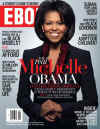 Michelle Obama on the front cover of Ebony magazine in the September 2008 issue.