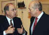 Mitchell meets in Jerusalem with Israeli Prime Minister Ehud Olmert.