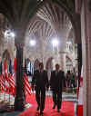President Barack Obama says goodbye after a joint news conference on Parliament Hill with Canadian PM Stephen Harper.