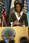 President Barack Obama - February 1-9, 2009 Daily Timeline -.Daily Obama February timeline in photos, graphs, and news. President Barack Obama and his first 111 days as the 44th President. Photo: First Lady Michelle Obama speaks to the staff at the Department of Education on February 2, 2009.