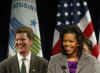 First Lady Michelle Obama continues her commitment to meet department staffers. The First Lady speaks at the Department of Housing and Urban Development in Washington on February 4, 2009. Michelle Obama was joined by HUD Secretary Shaun Donovan.