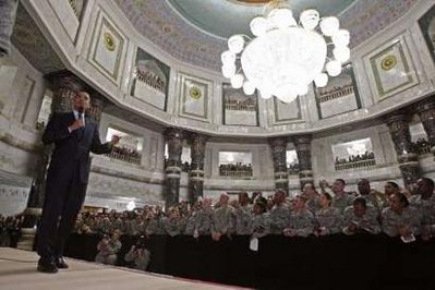 Watch the White House YouTube of President Obama's Remarks in Baghdad, Iraq on 4/7/09.