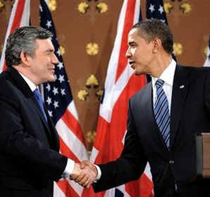 Watch the YouTube of the Joint Press Conference with PM Brown and President Obama on 4/1/09.
