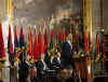President Barack Obama attends and speaks at the Holocaust Days of Remembrance in the Rotunda of the Capitol.