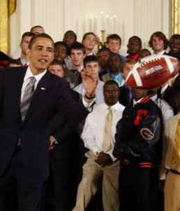 Watch the White House YouTube of President Obama and the Florida Gators on April 24, 2009.