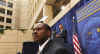 President Obama speaks to FBI employees at FBI Headquarters in Washington, DC on April 28, 2009. 