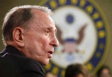 Pennsylvania Senator Arlen Specter surprises the Republican Part by announcing he is switching to the Democratic Party.
