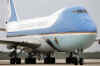 President Barack Obama returns to Washington on Air Force One and on to Marine One on April 29, 2009.