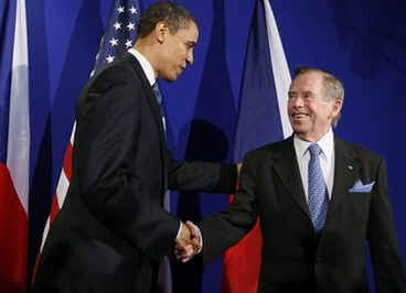 President Obama ends his trip to the EU Summit and Prague after meetings with the former Czech Republic President Vaclav Havel.