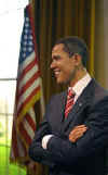 Madame Tussauds Wax Museum in London unveils wax replicas of President Obama days before his January 20th inauguration.