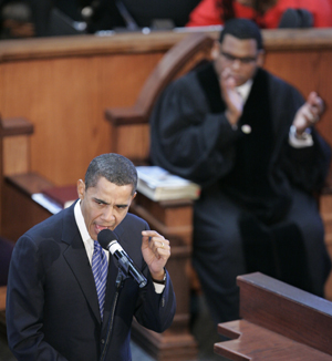 Barack Obama delivers a speech called the "Great Need of the Hour" at Ebenezer Baptist Church. Martin Luther King's church, in Atlanta on January 20, 2008 Barack Obama - Important Speeches and Remarks. Ten significant Barack Obama speeches from October 2002 - November 2008