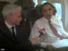 Barack Obama interviewed on his plane by CNN's Anderson Cooper on March 19, 2008.. Image ©CNN. 
