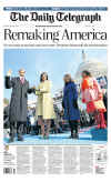 The Daily Telegraph - January 21, 2009 - President Barack Obama Headlines on British and Irish Newspaper Front Pages.