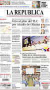 Columbia-Bogata-La Republica. Newspaper front pages from around the world headline Barack Obama's historic US presidential victory.