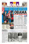 India-Mumbai-DNA. Newspaper front pages from around the world headline Barack Obama's historic US presidential victory.