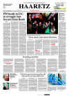 Israel-Tel Aviv-Haaretz-English Edition. Newspaper front pages from around the world headline Barack Obama's historic US presidential victory.