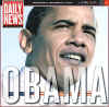The Philadelphia Daily News newspaper front page image on November 5, 2008 featuring Barack Obama's historic victory as the 44th US President.