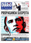 Portugal-Madeira-Diario De Noticias Da Madeira. Newspaper front pages from around the world headline Barack Obama's historic US presidential victory.