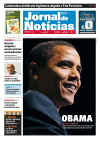 Portugal-Porto-Jornal De Noticias. Newspaper front pages from around the world headline Barack Obama's historic US presidential victory.