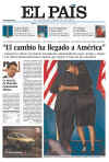 Spain-Madrid-El Pais. Newspaper front pages from around the world headline Barack Obama's historic US presidential victory.