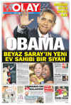 Turkey-Bursa-Olay. Newspaper front pages from around the world headline Barack Obama's historic US presidential victory.