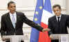 The day after Barack Obama's Berlin Speech he meets with French President Nicolas Sarkozy in Paris, France on July 25, 2009.