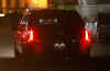 Barack Obama's plate number 44 limousine drives by front of Blair House. Obama's presidential limousine has licence plate number 44  in Washington as seen on January 18, 2009, two days before Obama's inauguration.