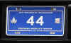 Obama's presidential limousine has licence plate number 44  in Washington as seen on January 18, 2009, two days before Obama's inauguration