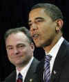 Barack Obama names Virginia Governor Tim Kaine as Democratic National Chairman.