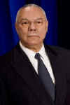 Former Secretary of State Colin Powell holds a press conference to launch Barack Obama's call to national service with the Renew America Together volunteer program. Powell is the Co-Chairman of the Presidential Inauguration Committee.