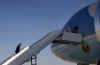President Barack Obama leaves Andrews Air Force Base on Air Force One and arrives in Elkhart, Indiana for a town hall meeting.