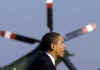 President Barack Obama arrives at Andrews Air Force Base on Marine One and boards Air Force One enroute to Elkhart, Indiana for a town meeting.