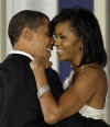President Barack Obama and First Lady Michelle Obama at the Eastern Inaugural Ball at Union Station.